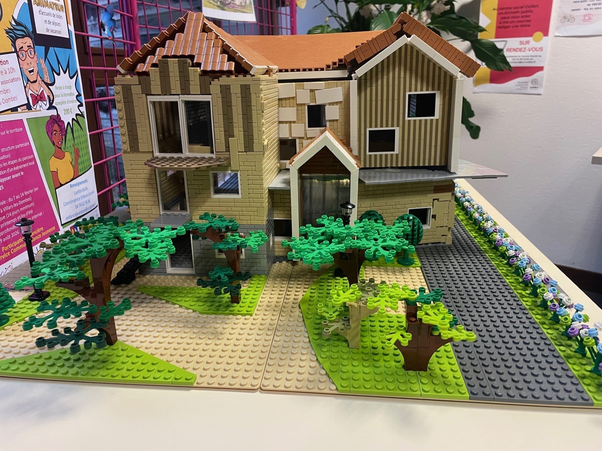 Maquette d'un futur centre social