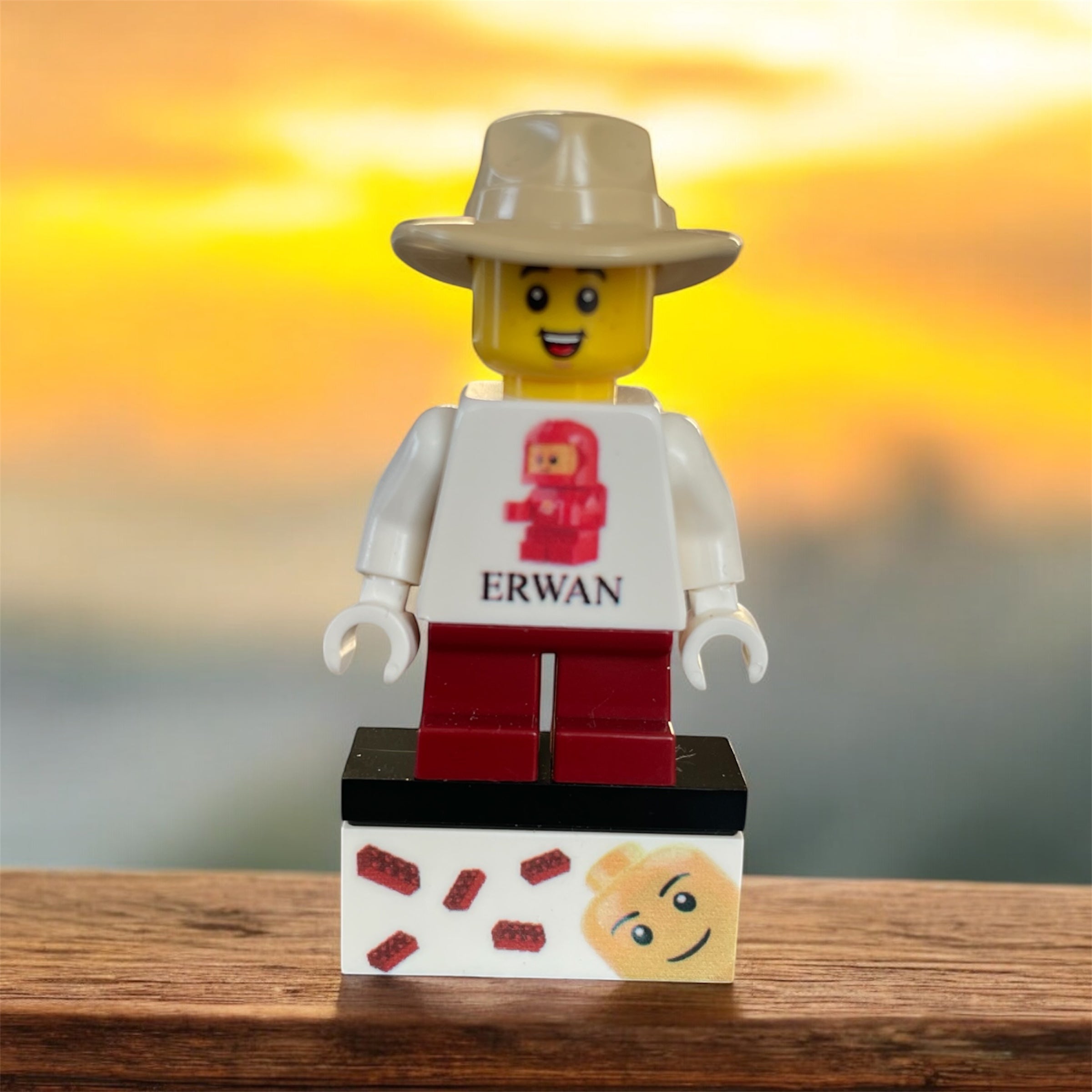 Brique 1x3 thème Lego