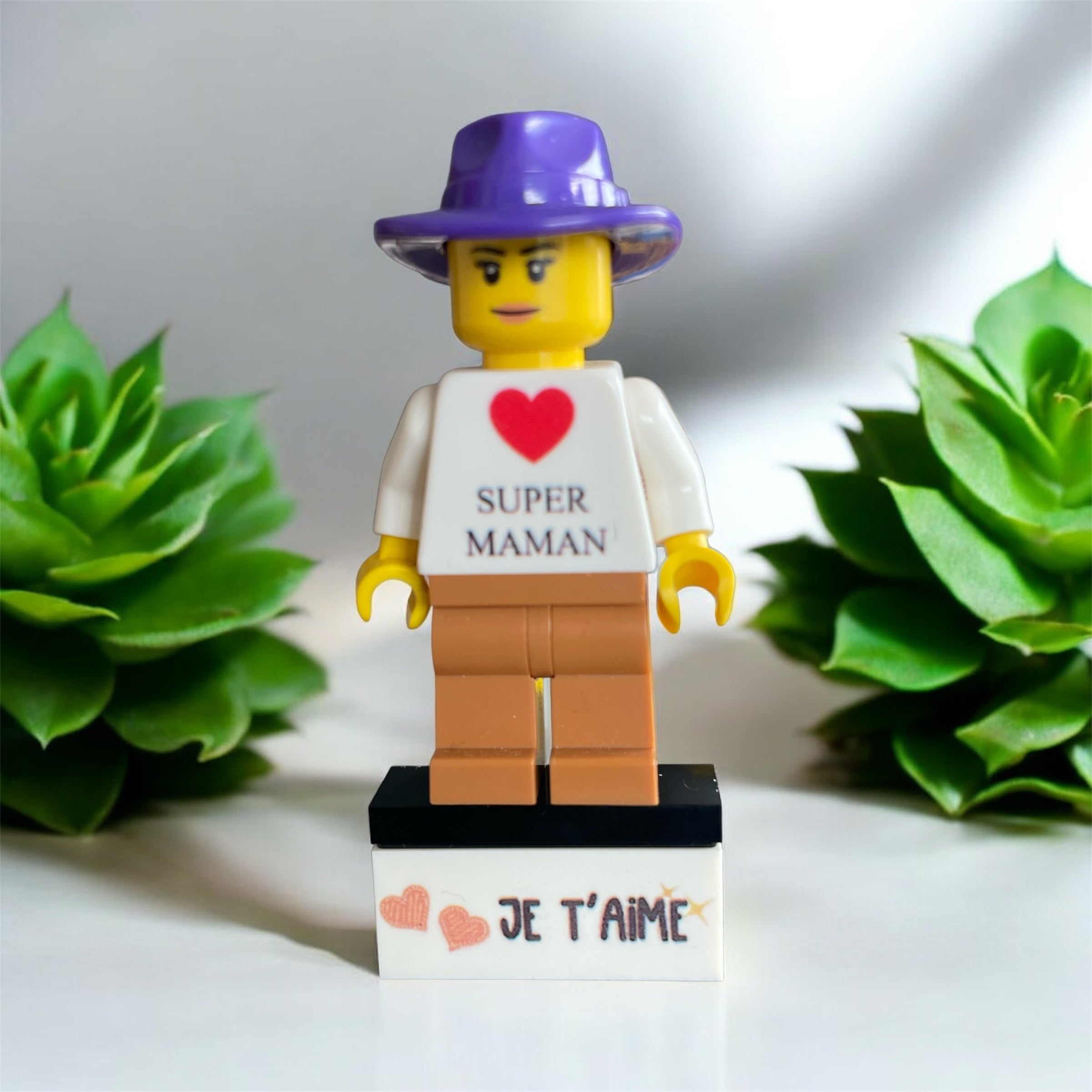 Brique 1x3 amour « Je t’aime » Rêve de briques