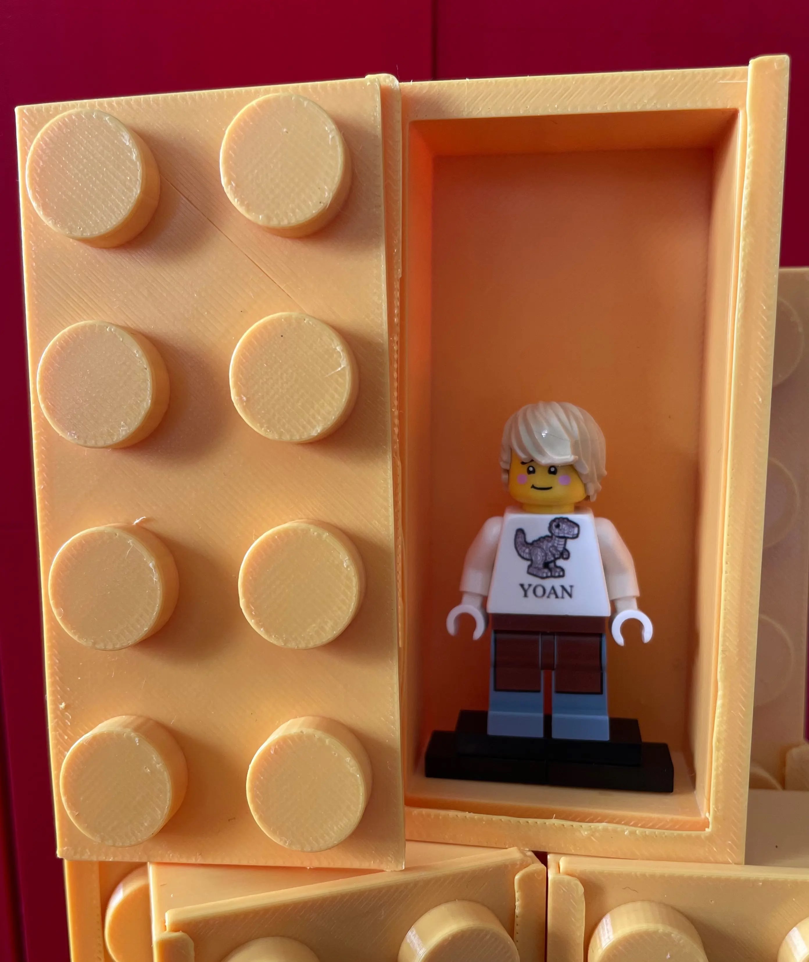 Boite coulissante pour figurine Lego Rêve de briques