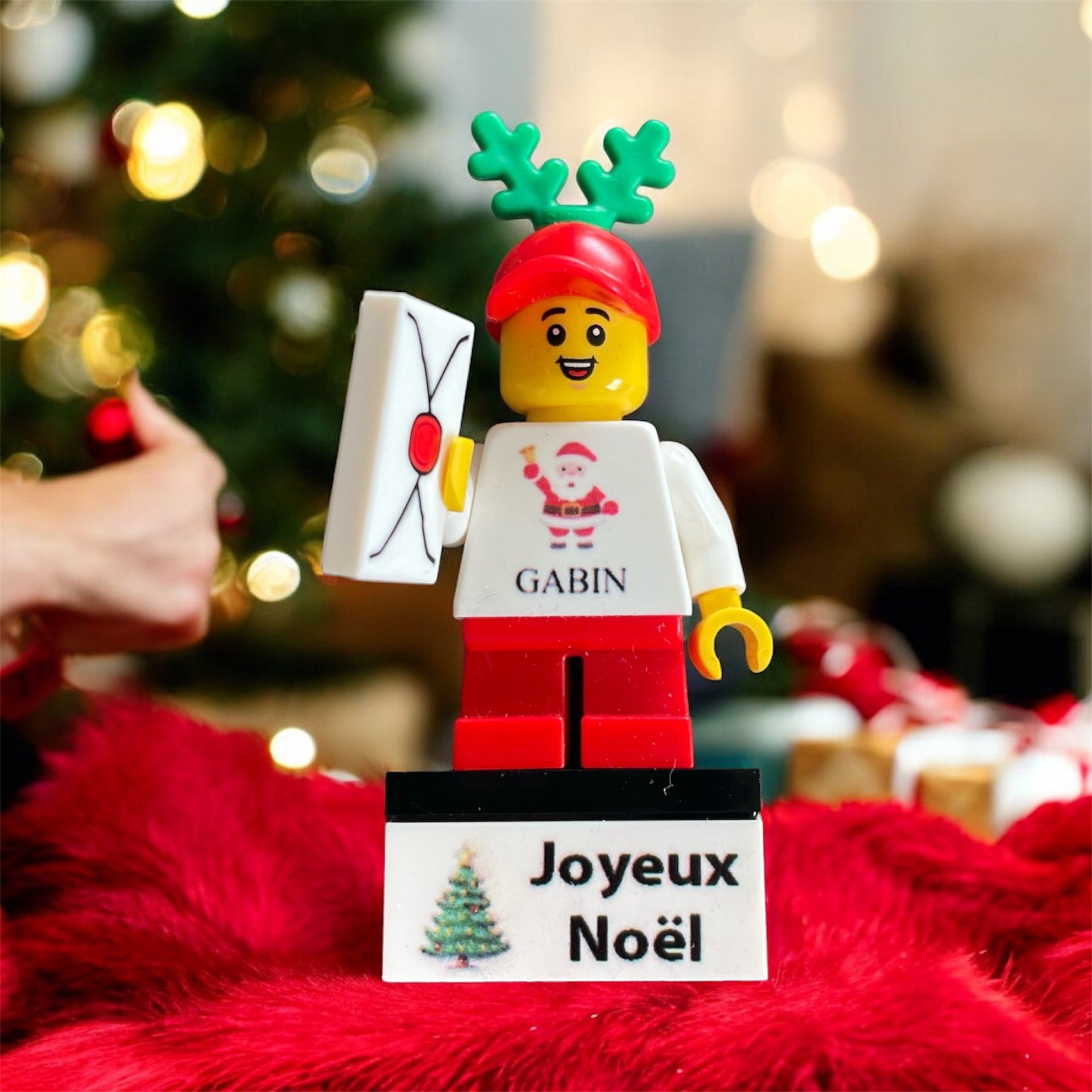 Brique 1x3 Joyeux Noël Rêve de briques