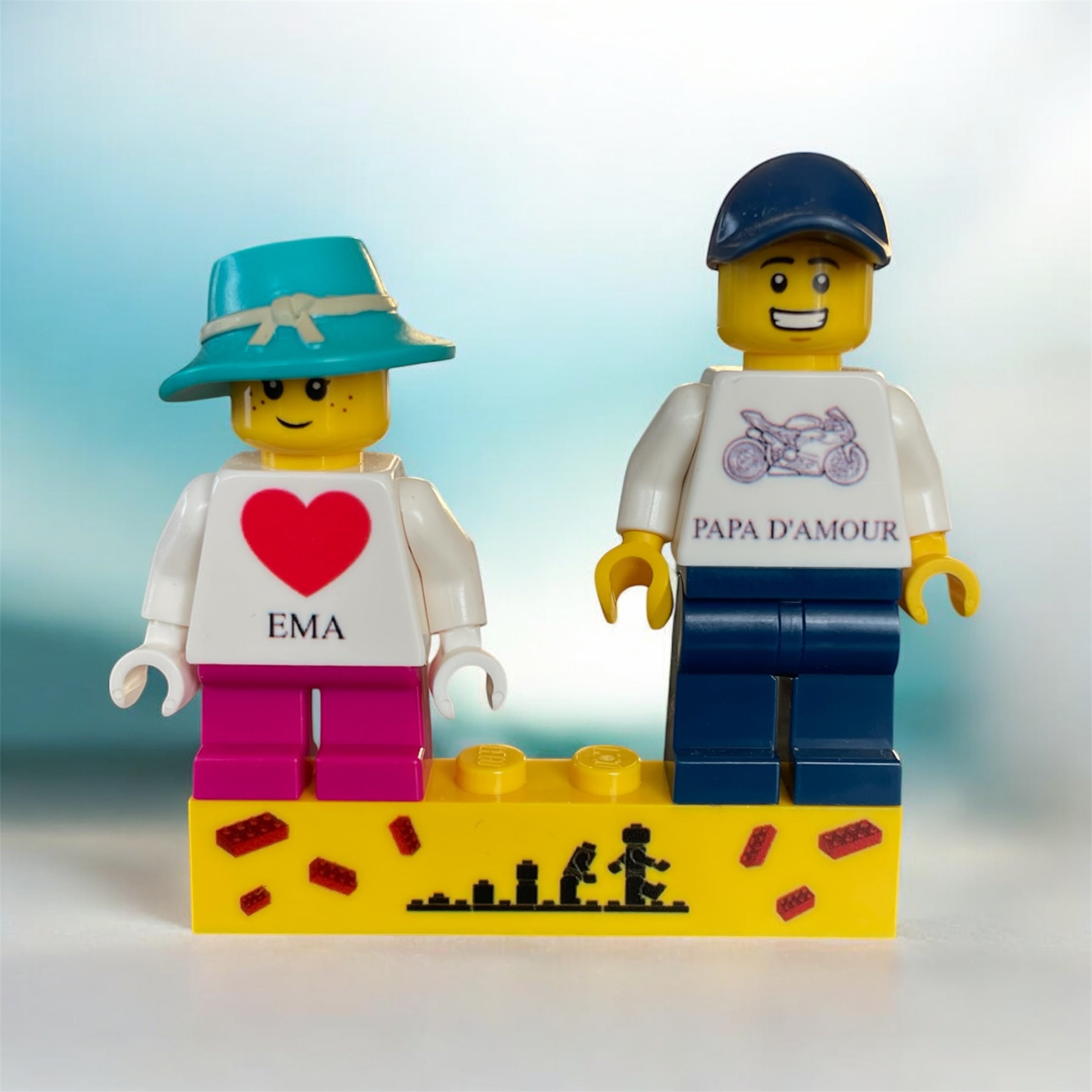 Brique 1x6 Thème lego