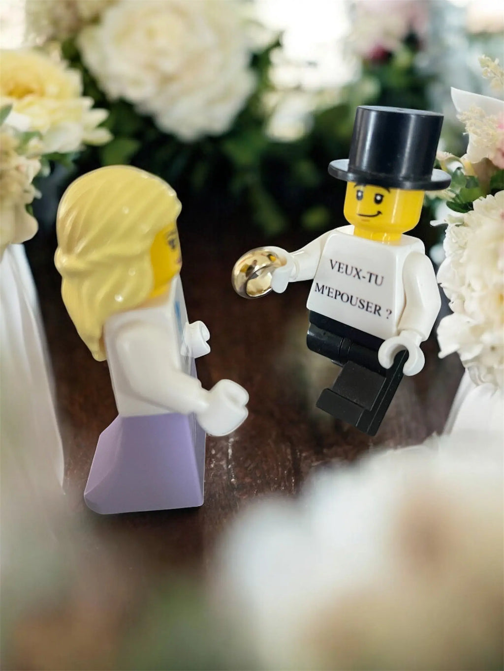 Figurine Veux tu m'épouser? Rêve de briques