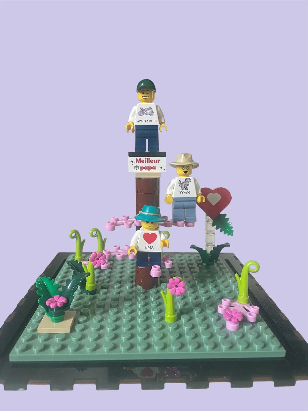 Vitrine LED Spéciale Fête des Pères – Pour Figurine LEGO® Personnalisée